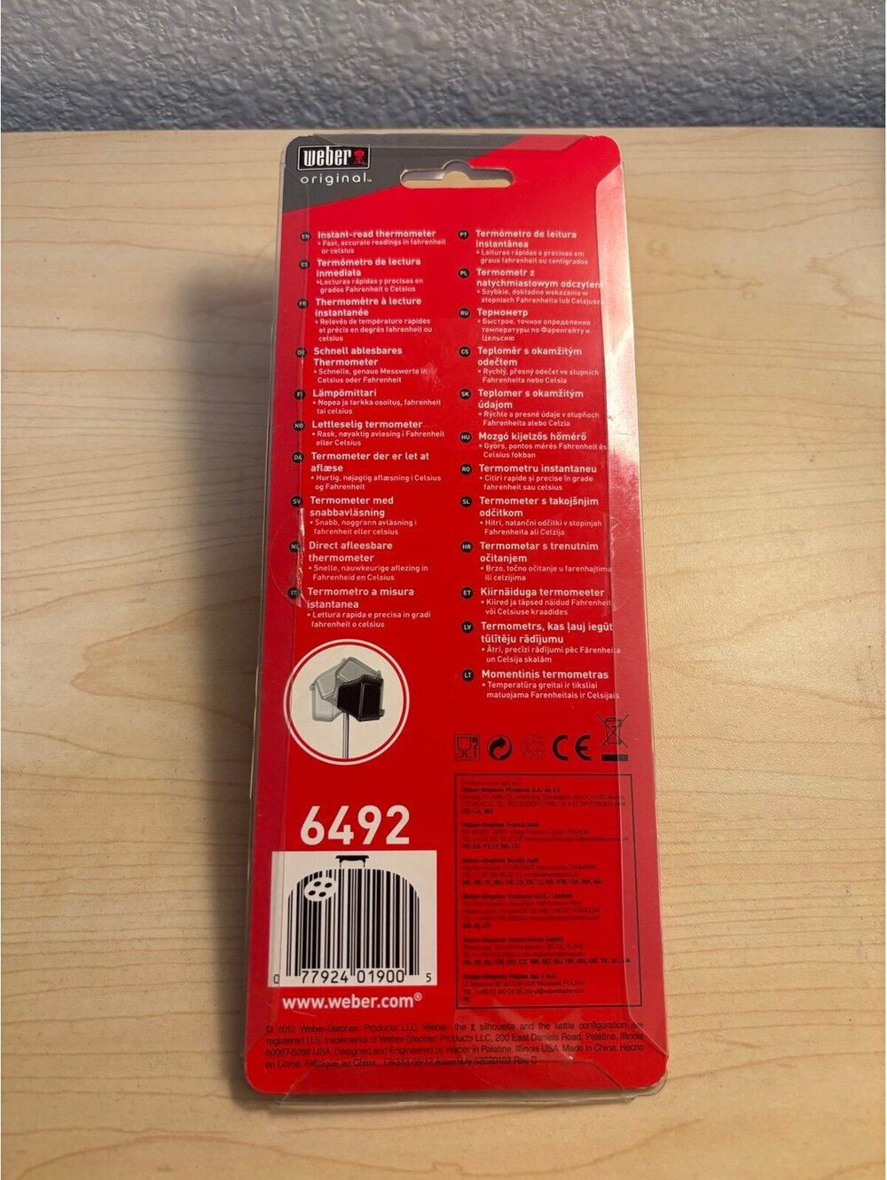 Weber Instant Read Thermometer - Picture 2 of 2